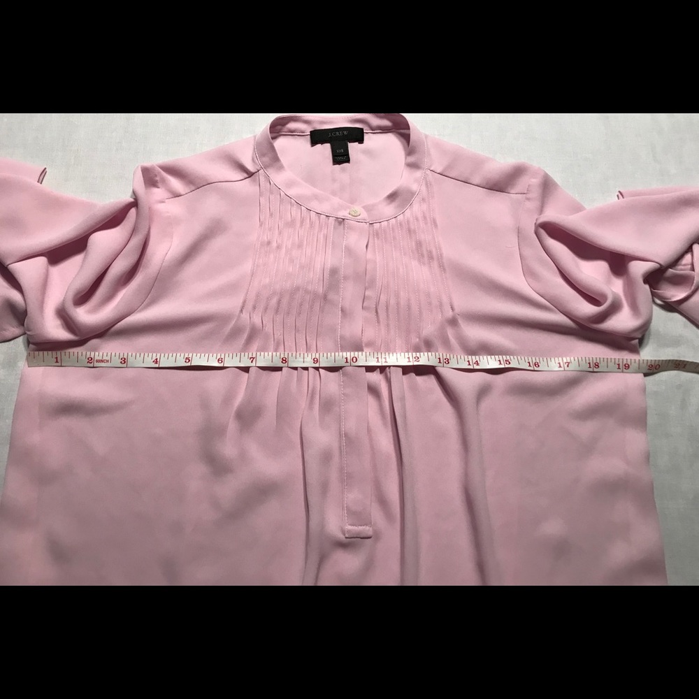 J. Crew Womens Top Pink Half Button Size XXS A990 - Picture 3 of 8